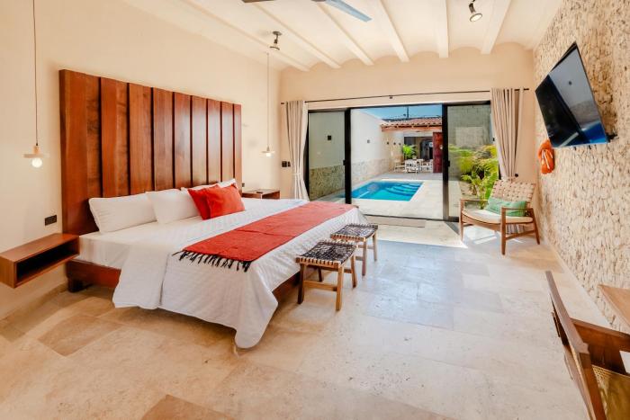 Casa mi Merida Centro, alberca, tina, cuarto king size, cuarto 2 camas dobles