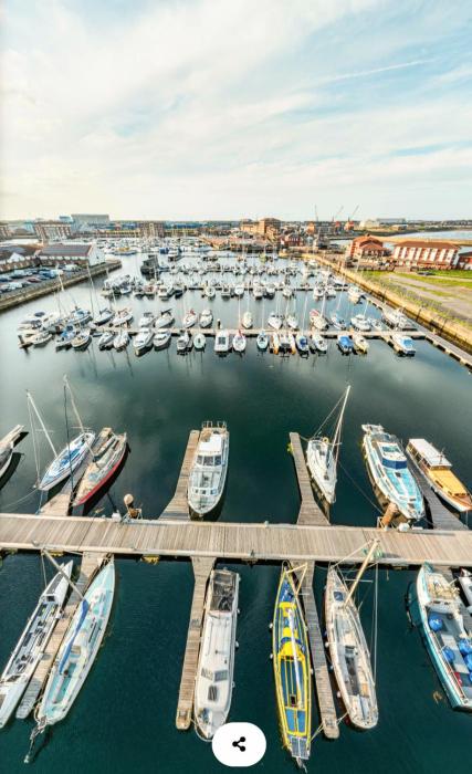 Angel Apartments Captains view Plush 2 bed apartment Hartlepool marina