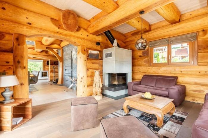 Merveille architectural en rondins chalet Whistler