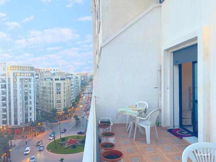 Appart central avec terrasse