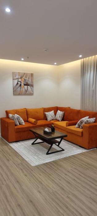 شقة غرفتين نوم وصالة فندقية