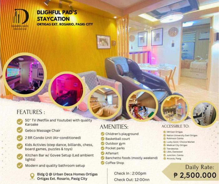 Dlighful Pads MassageChair FreeParking Bar Park Garden