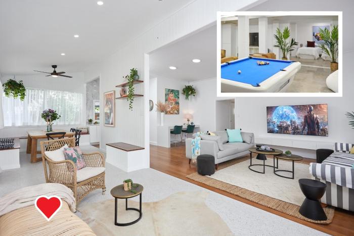 The Queenslander! Complete Entertainer - Huge - Stylish - Games - Full Level Pool Room - Smokehouse - Secure Parking - Yard #NEW!