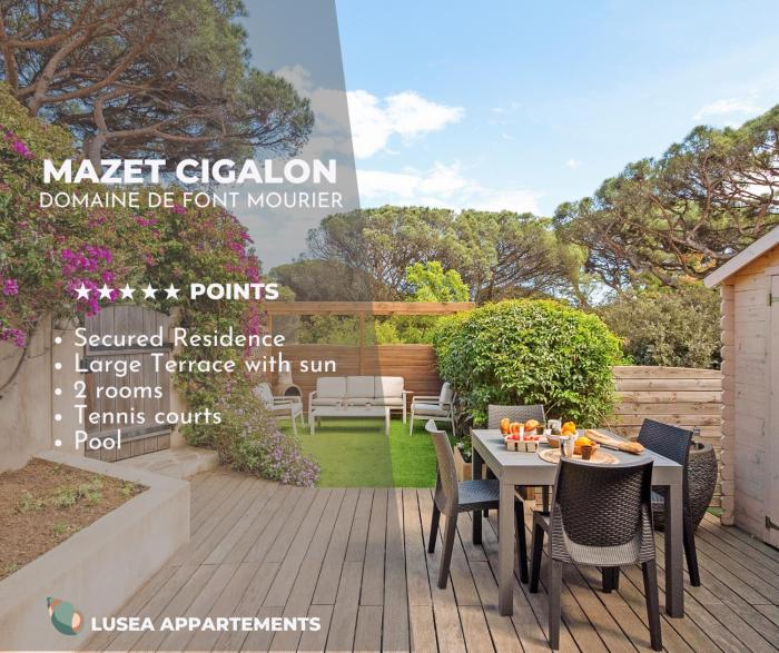 Le MAZET du CIGALON, Ensoleillé à Font Mourier