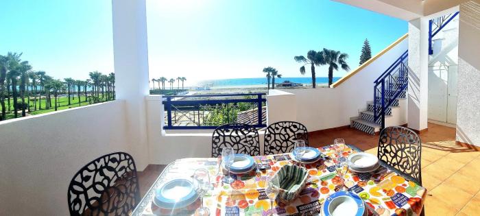 Ático 1ª línea de playa dos dormitorios Veramar 4 Vera playa