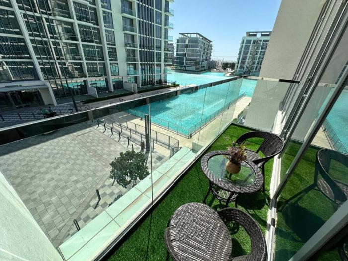 Spacious 1bedroom W Lagoon In Al Maktoum City