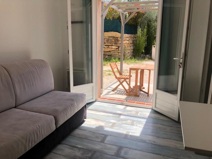 studio avec extérieur