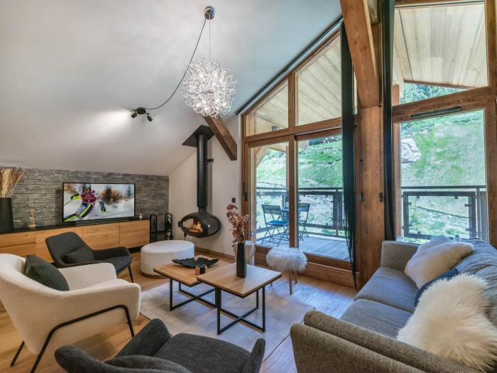 Superbe penthouse à Courchevel 1650 avec cheminée, 3 chambres - FR-1-563-155