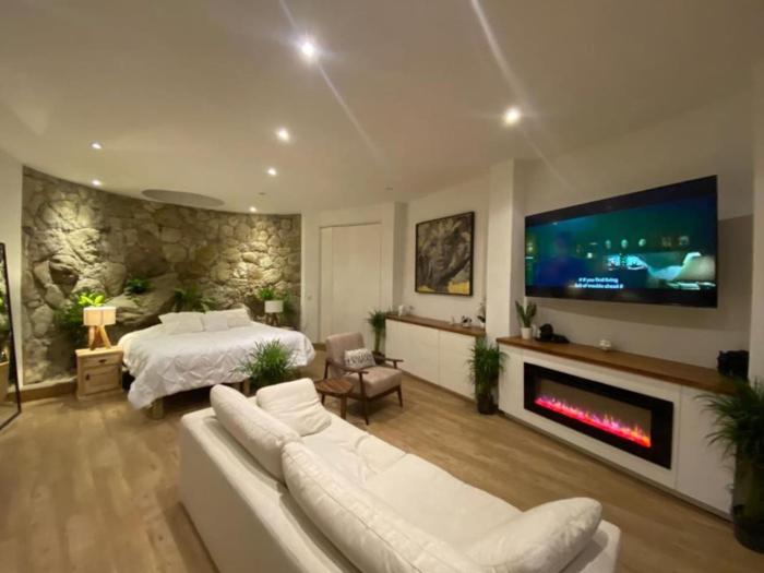 Comfortable loft and great location