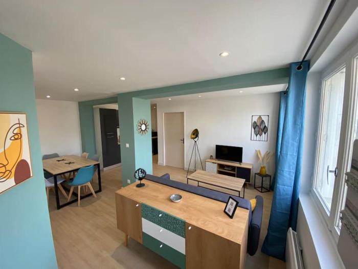 Appartement familial, 2 chambres, en RdC sur cour