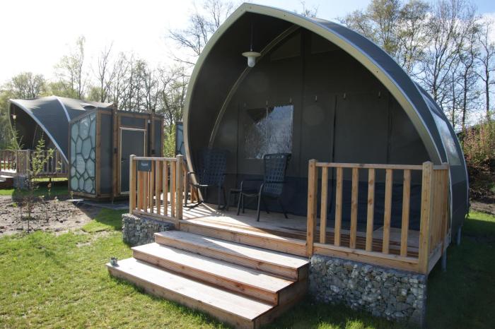 Sfeervolle Tentlodge Fazant met uitzicht