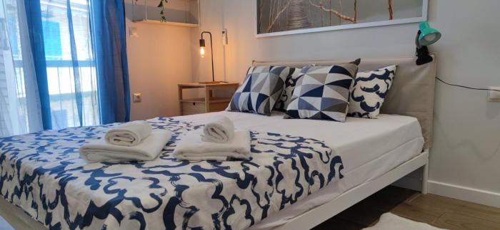 White studio near the Acropolis