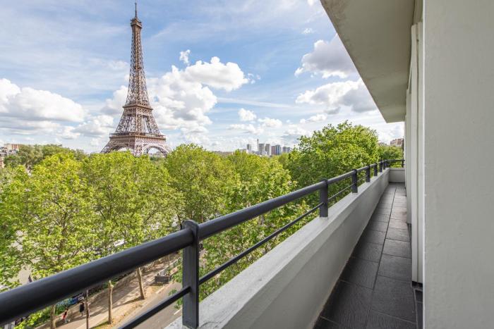 New York-Superbe appartement vue Tour Eiffel pont de lAlma