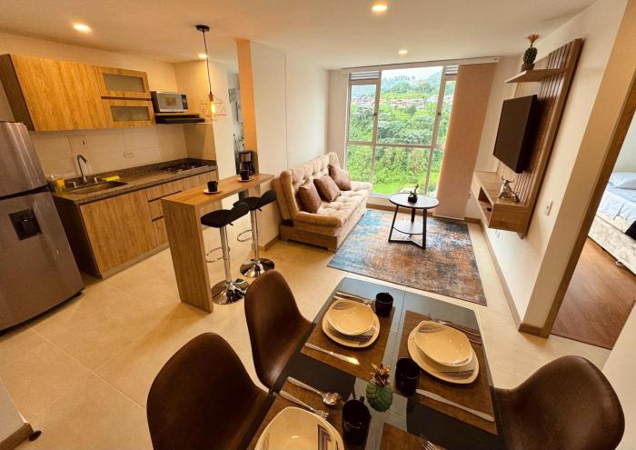 Espectacular vista, apto de lujo, piscina, gym