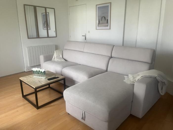 WonderSuite appartement - centre ville avec parking couvert -15mn de Paris et 10 mn de Stade de France, wifi, Netflix