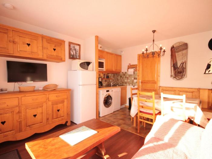 Les Saisies - Appartement 2P cabine, 6 pers, vue sur pistes - FR-1-293-253