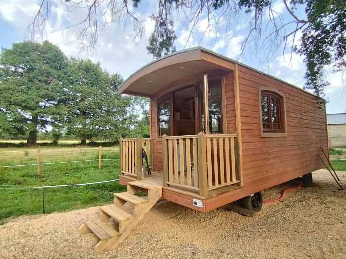 Roulotte tout confort à la ferme