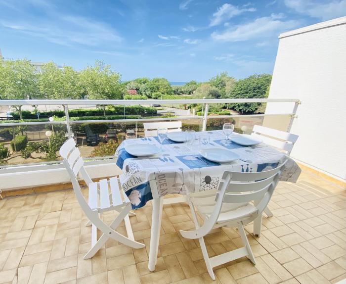 Pacific 1-Studio cabine, vue mer, parking