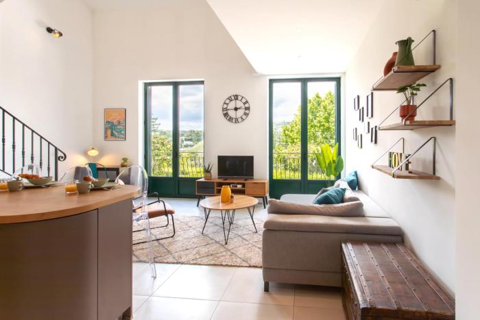 C12 Staywiz us - 2 BDR Duplex in Mougins - 2 Parking spaces, AC, Balcony & Pool