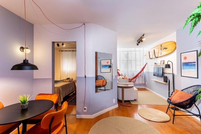 Quarto&Sala a 550m da Praia de Ipanema | PFA58804