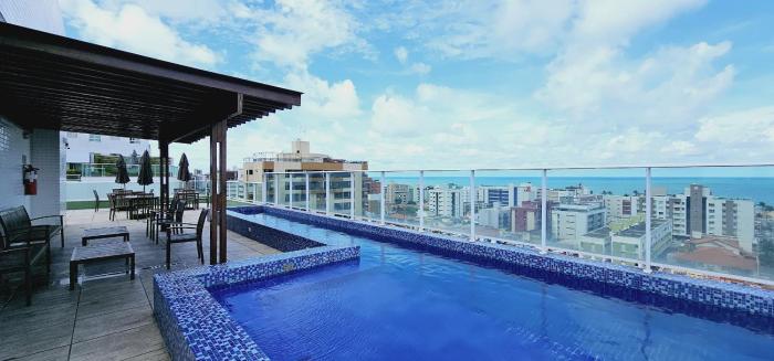 CABO BRANCO 200m do mar 2 dorm, piscina +garagem!