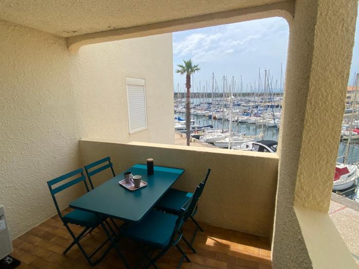 Port Leucate: T2 Alcove Climatisé, 6 Pers, Parking, Animaux bienvenus - FR-1-798-11