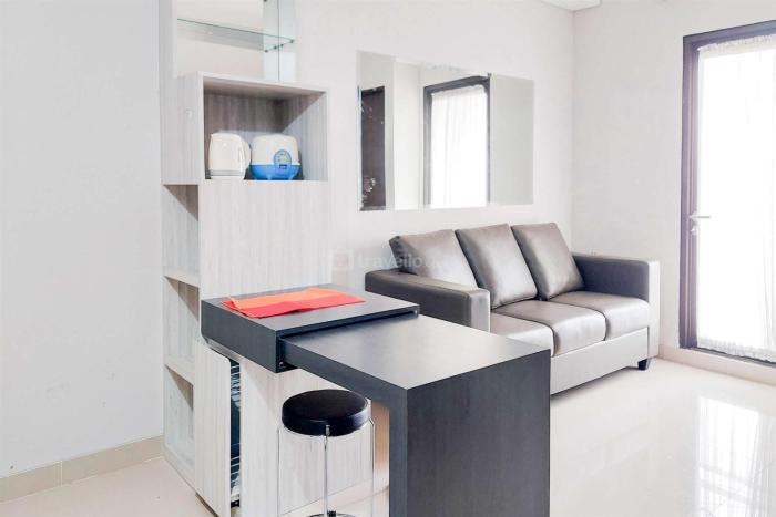 Best Price and Homey 2BR at Transpark Bintaro Apartment By Travelio