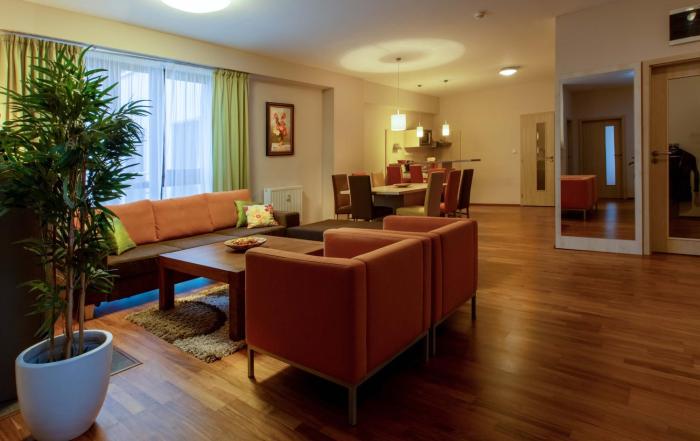 Súkromné apartmány v Crocuse s výhľadom na hory