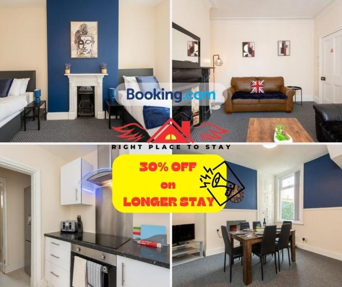 Darlington Modern 2 Bed Apartment Great for Contractors