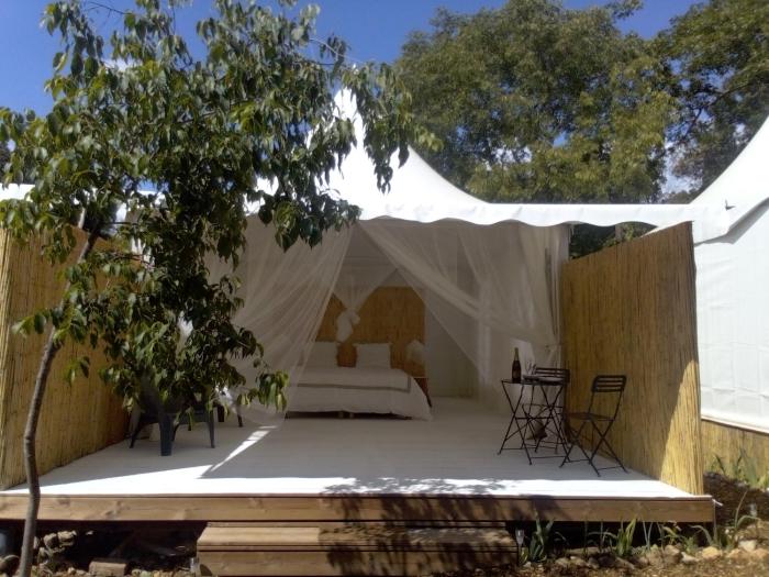 Glamping at Séraphins