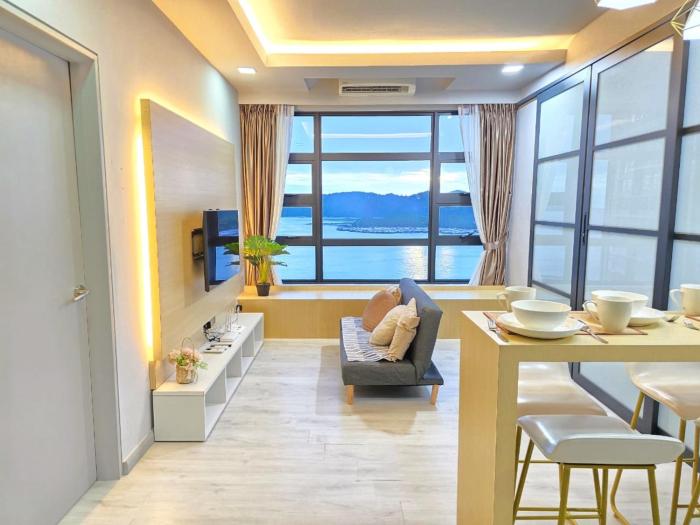Jesselton Quay Sea View 2BR 4Pax by JUNE Homestay