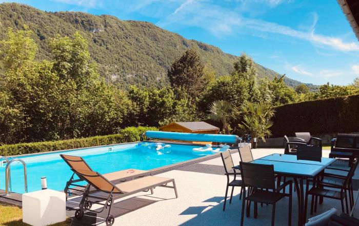 Villa luxe 5 étoiles, piscine spa sauna à 5 min du lac Annecy
