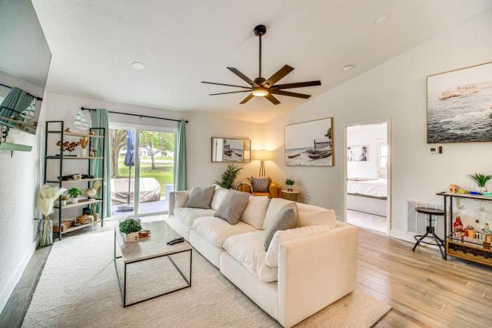 Private Yard + Patio: Central Sebastian Home!
