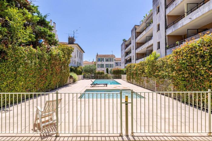 Charming apartment with balcony-pool - Cannes