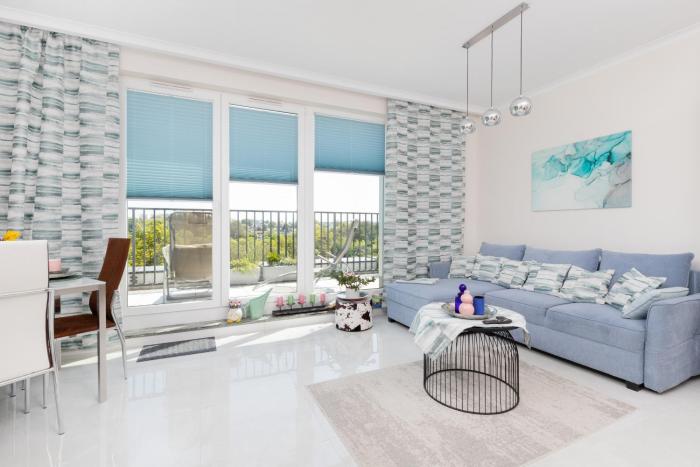 Stylish Seaside Apartment with Terrace & Parking in Jastrzębia Góra by Noclegi Renters
