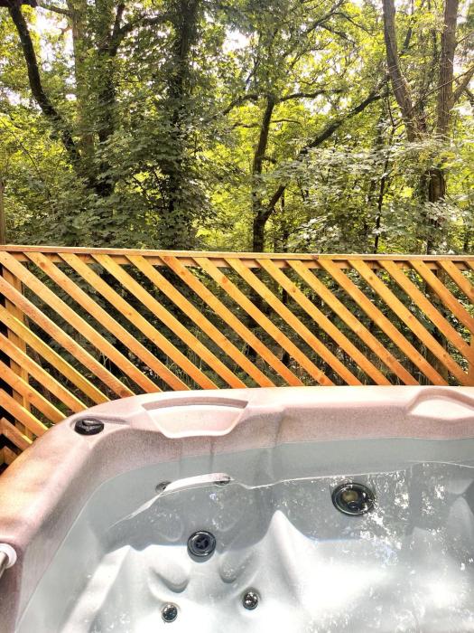 Goldcrest 4-Hot Tub-Woodland Lodges-Carmarthenshire-Tenby