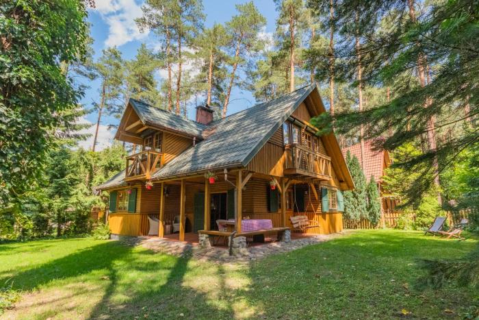 Hubertówka - jezioro Gim 450 m od plaży