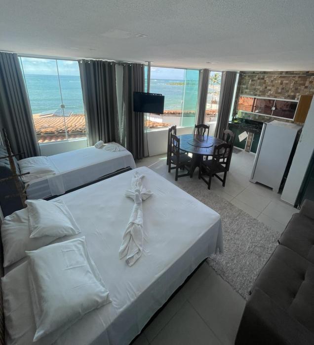 FLAT MORRO Vista panorâmica 1praia