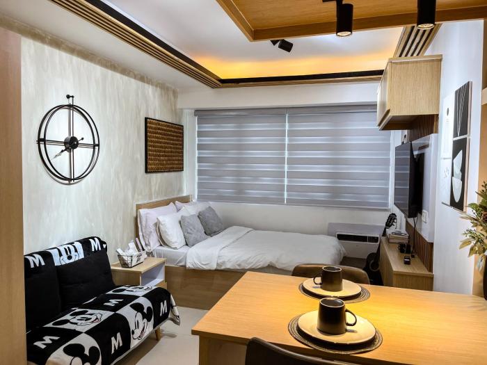 Quezon City Manila Stylish Studio Unit with a Mickey Vibe