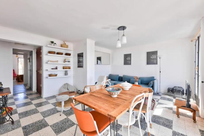 T4 exceptionnel vue sur mer à 5 min à pied du métro