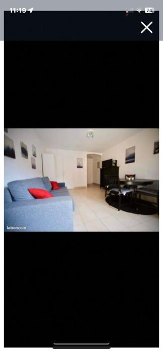 Studio en rez de jardin