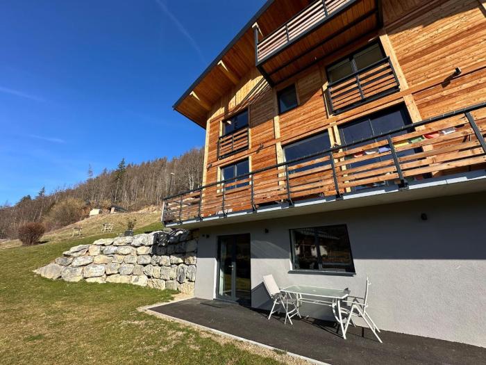 The Haven Montriond jardin 4 personnes