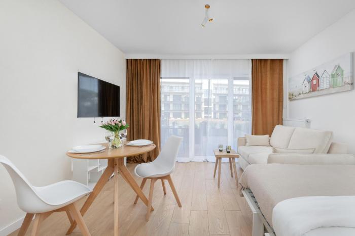 Studio in Wellness Resort with Terrace & Parking by Noclegi Renters