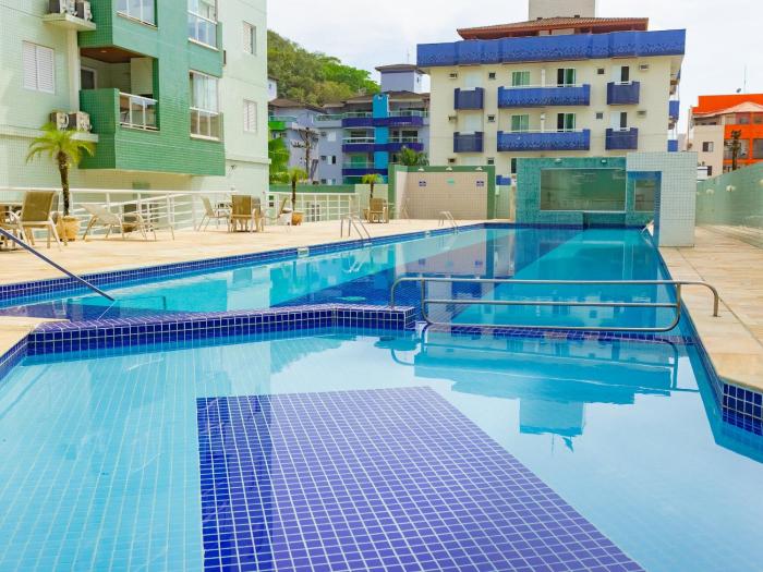 Apto Praia Grande (250m) - Condomínio Jequitibá PISCINA AQUECIDA SALÃO DE JOGOS