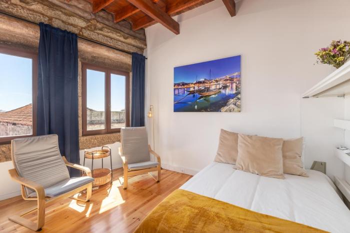 Studio para 4 pessoas no Porto