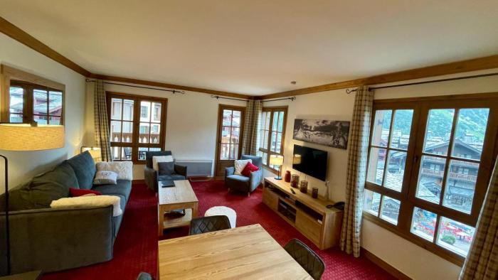 Arc 1950 - Appt 2CH - 6 pers - Rés 5* luxe - Piscine, sauna, hamman, jacuzzi - Classé 5 cristaux Paradiski