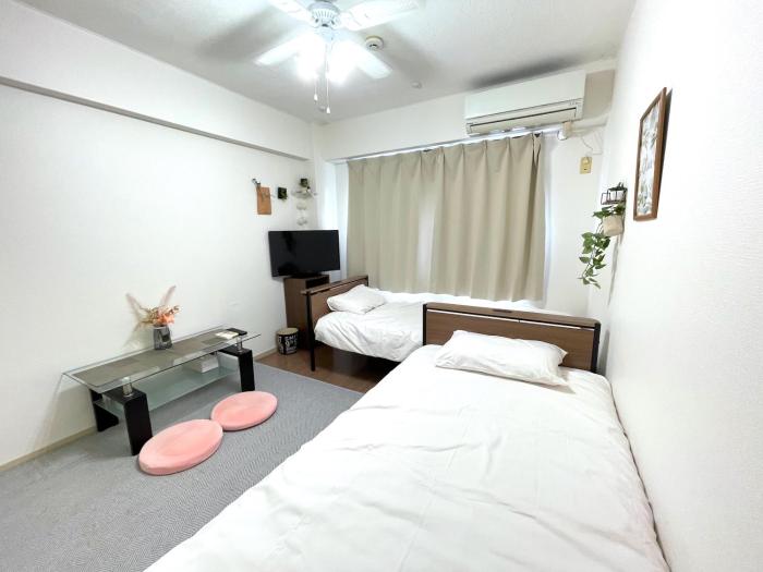 FUKUOKA airport line Ijiri st self check in apartment