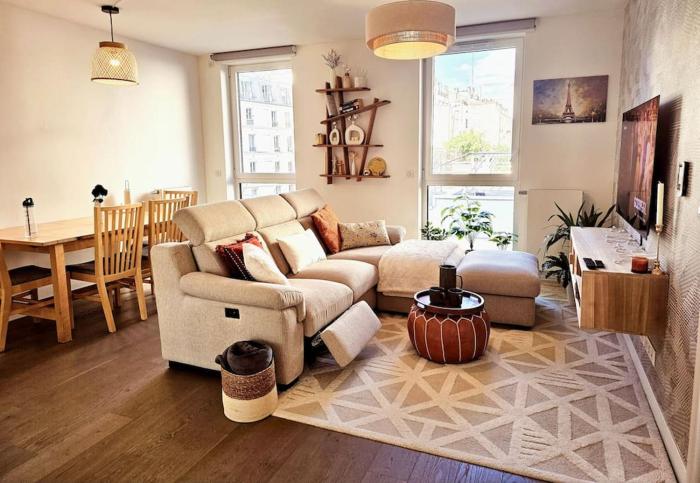 Chic appartement en plein Paris