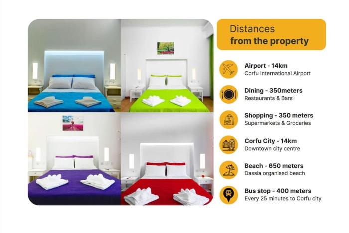 Studios in Dassia - Emily Apartments