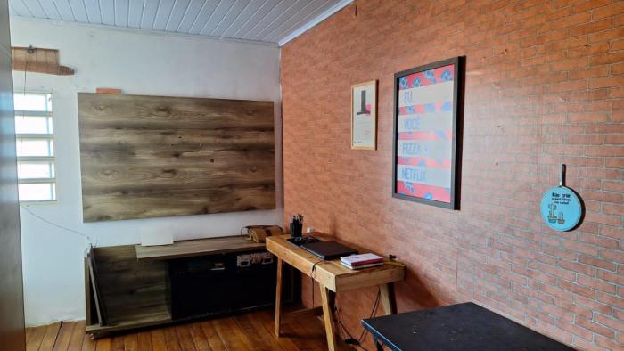 Refrigerado Quarto sala cozinha e sacada